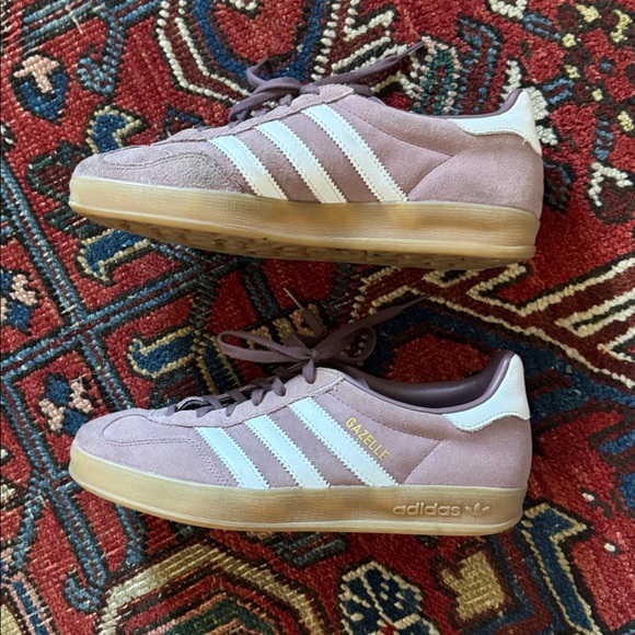 Adidas Mauve and White Sneakers - Picture 3 of 6